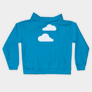 Fluffy clouds Kids Hoodie